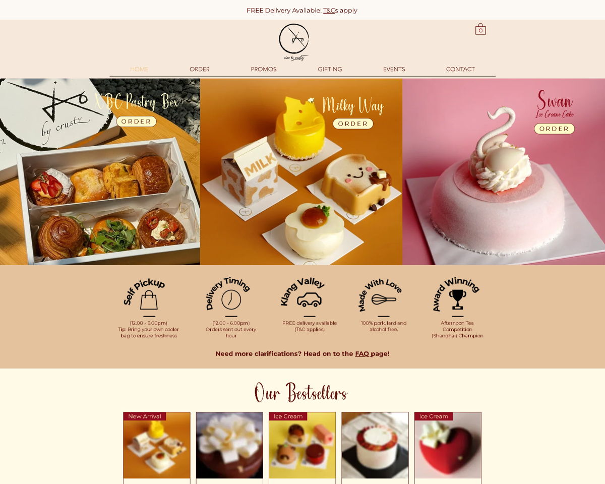 Screenshot of Xiao by Crustz , from the brown websites collection.