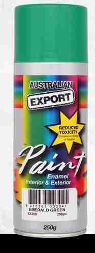 Aussie Export Spray Paint Emerald Green Export 250Gm