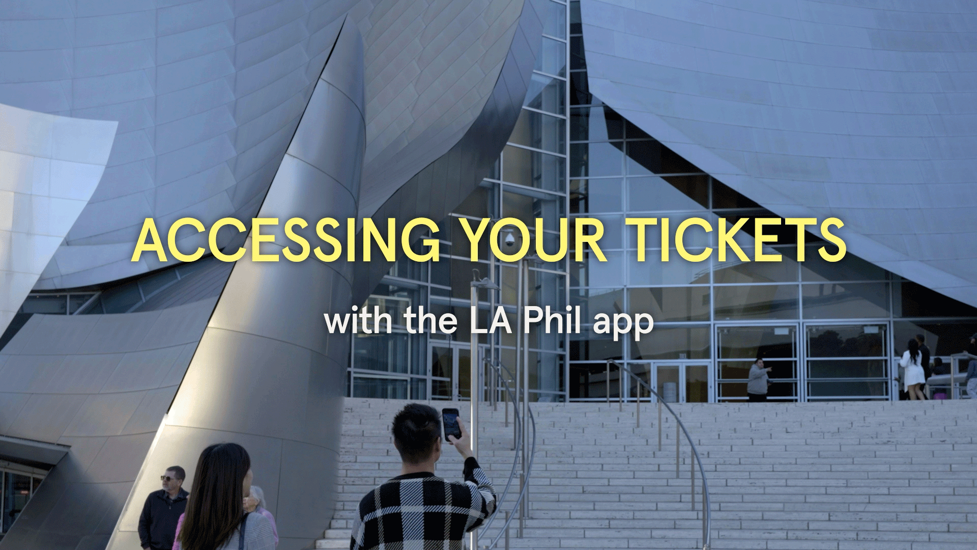 Video about Accessing Your Tickets on the LA Phil App