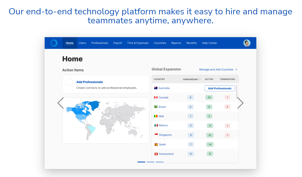 Globalization Partners product / service
