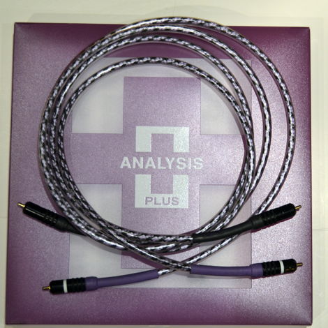 Analysis Plus  Solo Crystal Oval interconnects 1.5 m lo...