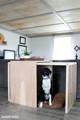 DIY sliding door dog crate