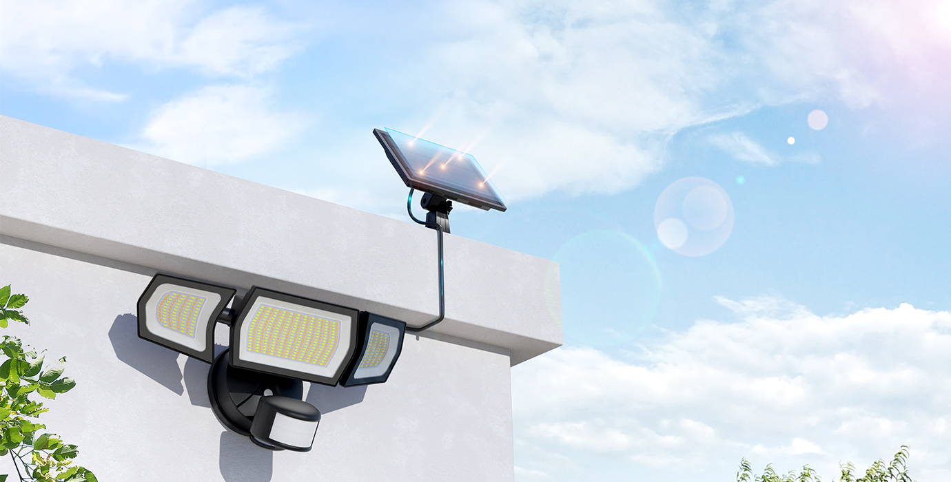 Onforu Waterproof Exterior LED Solar Motion Lights Energy Saving
