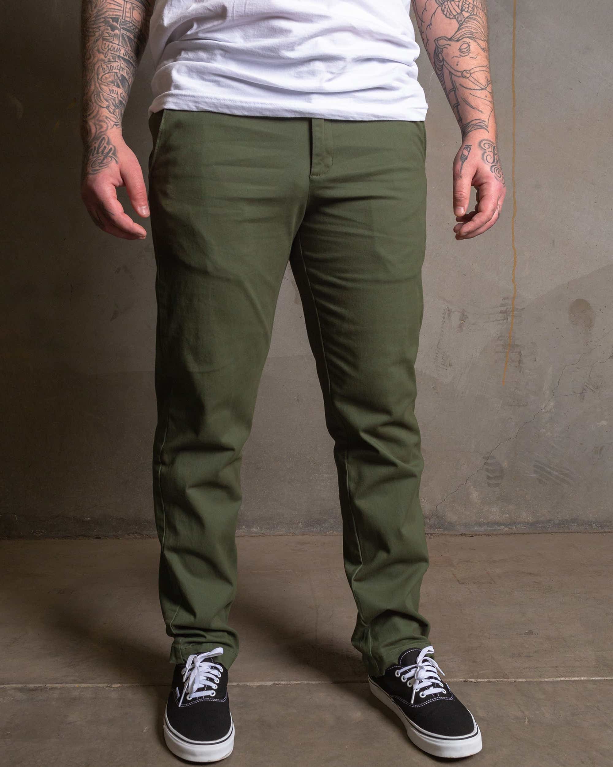 Chino Pants - O.D. Green