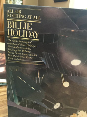 BILLIE HOLIDAY - ALL OR NOTHING AT ALL 2 RECORD VERVE SET