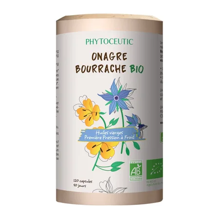 Huile d'Onagre & Bourrache Bio