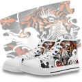 Irezumi Tiger High Tops White Kickitink Feature