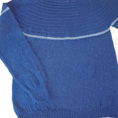 JASPER, pullover with rounded yoke for men