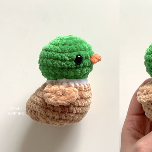 Kostenloses Amigurumi-Muster für gehäkelte Enten