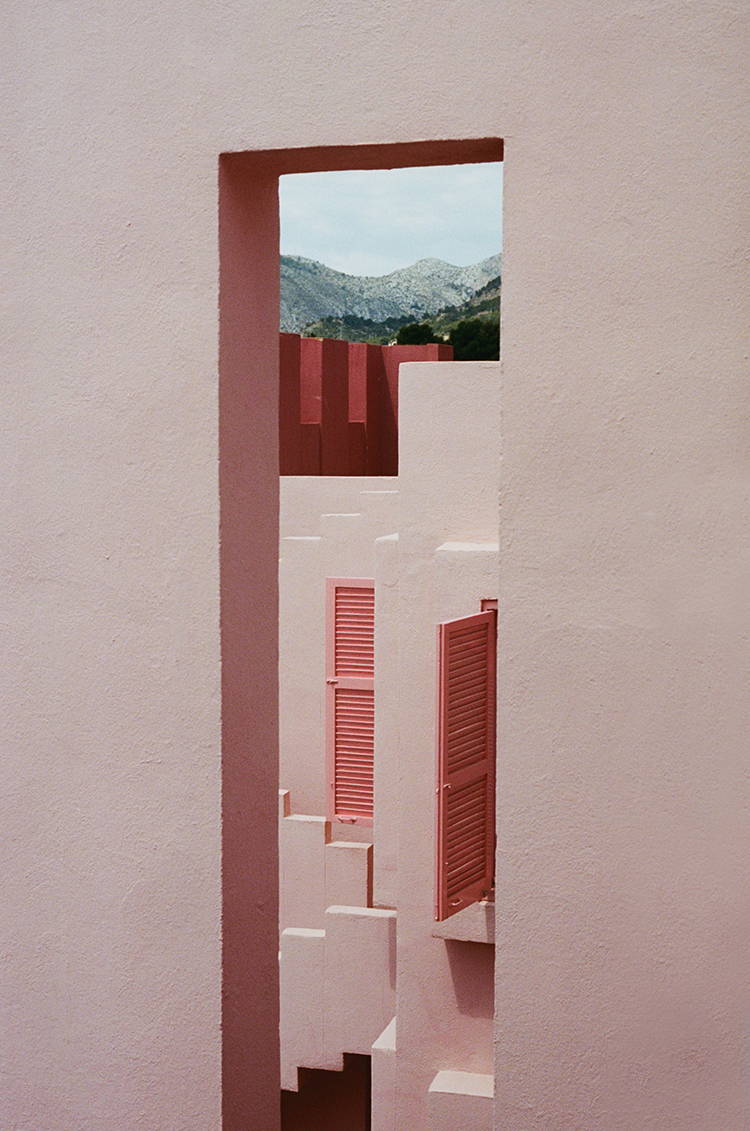 La Muralla Roja by Ricardo Bofill | Photographed by Hannah Davis for Wolf & Moon Jewellery