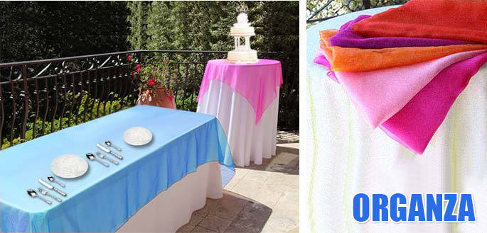 organza tablecloth