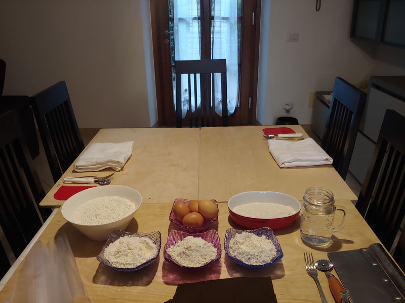 Cooking classes San Quirico d'Orcia: We shape fresh pasta