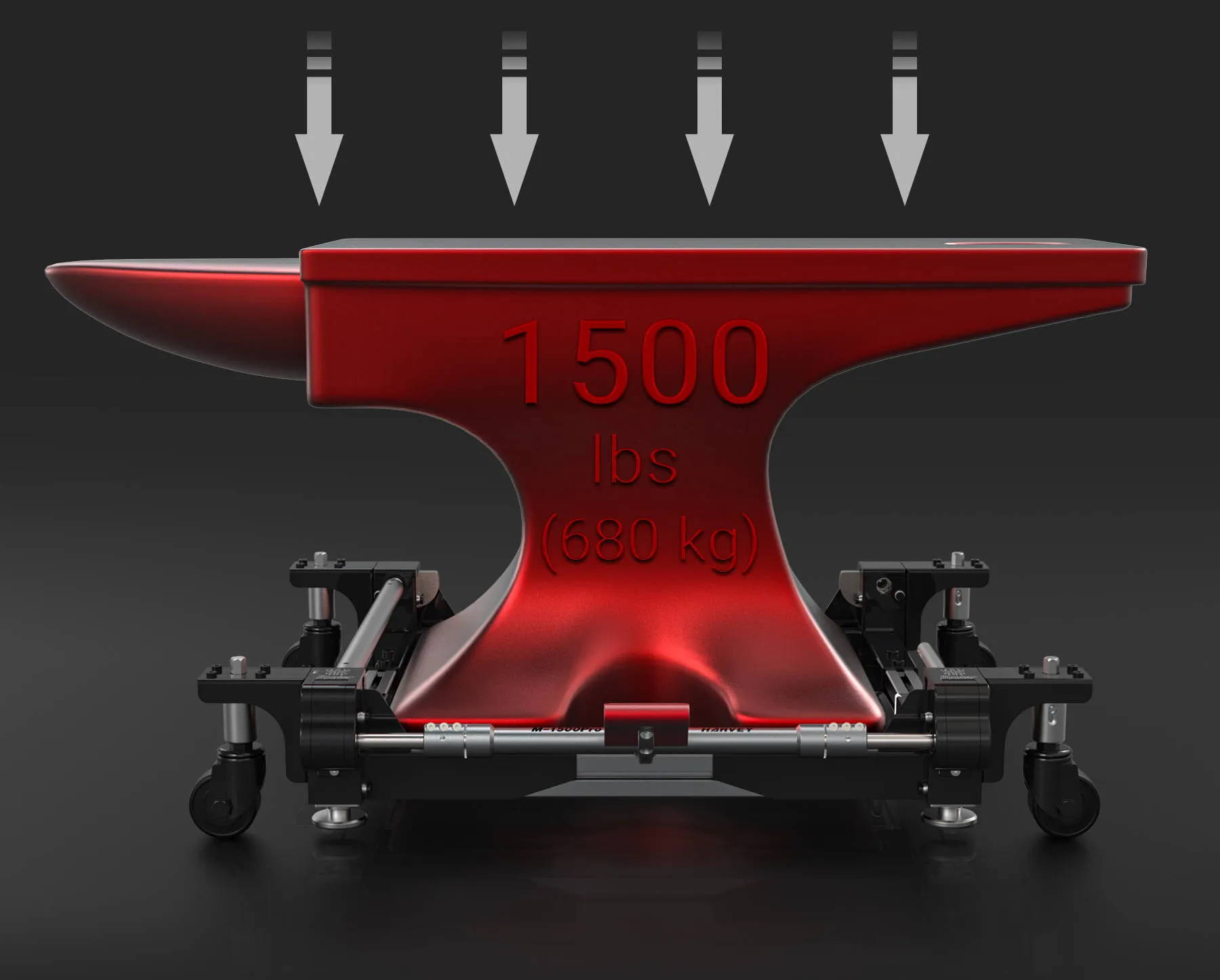 mobile base woodworking machinery mobility system Spider M-1500Pro is constructed with high-quality aluminium alloy and stainless steel and boasts excellent rust and wear resistance, efficiently bearing loads up to 1500 lbs