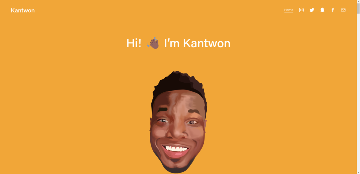 Screenshot of Kantwon , from the yellow websites collection.