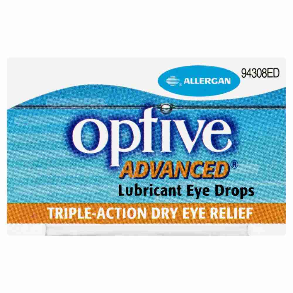 Optive Advanced Lubricant Eye Drops 15Ml - Image 3