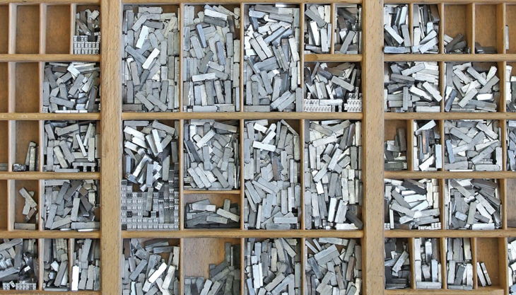 stiftung werkstattmuseum für druckkunst leipzig stanz stempel sortiement