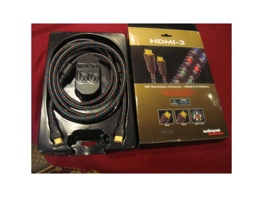 audioquest HDMI-3 3M  cable