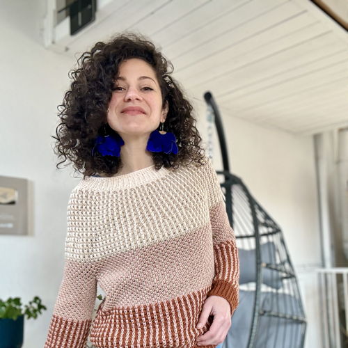 Patroon voor gehaakte medley-trui: Laat je creativiteit de vrije loop met de mozaïekhaaktechniek!