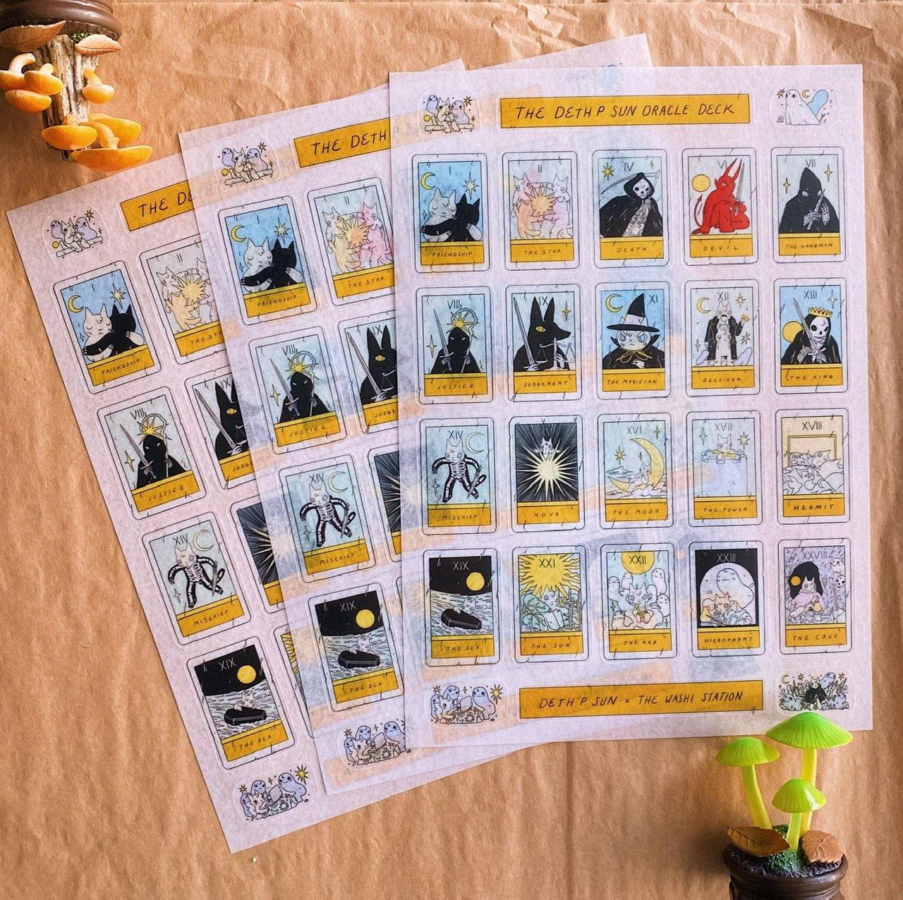 Deth P. Sun's Oracle Sticker Sheet — Aviva Maï Artzy (The Washi Station)