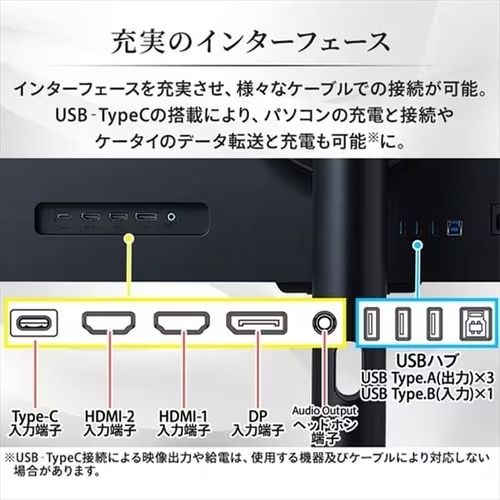 充実のインターフェース