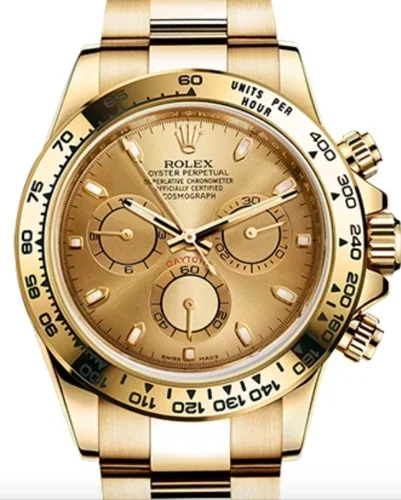 Rolex Daytona Champagne Dial Index