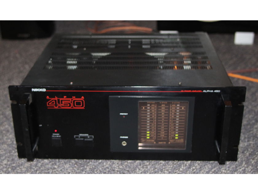 Nikko Alpha 450  Awesome Classic DC Power Amp !