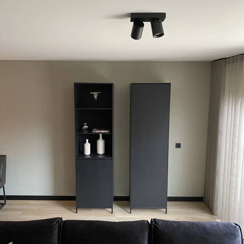 Wandkasten op maat, klantproject Houtenmeubelshop