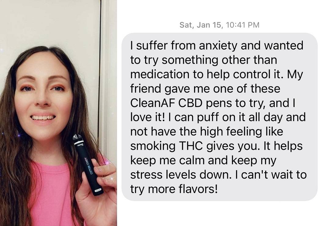 CleanAF CBD review disposable vape pens Tampa - St. Petersburg - Clearwater Florida area