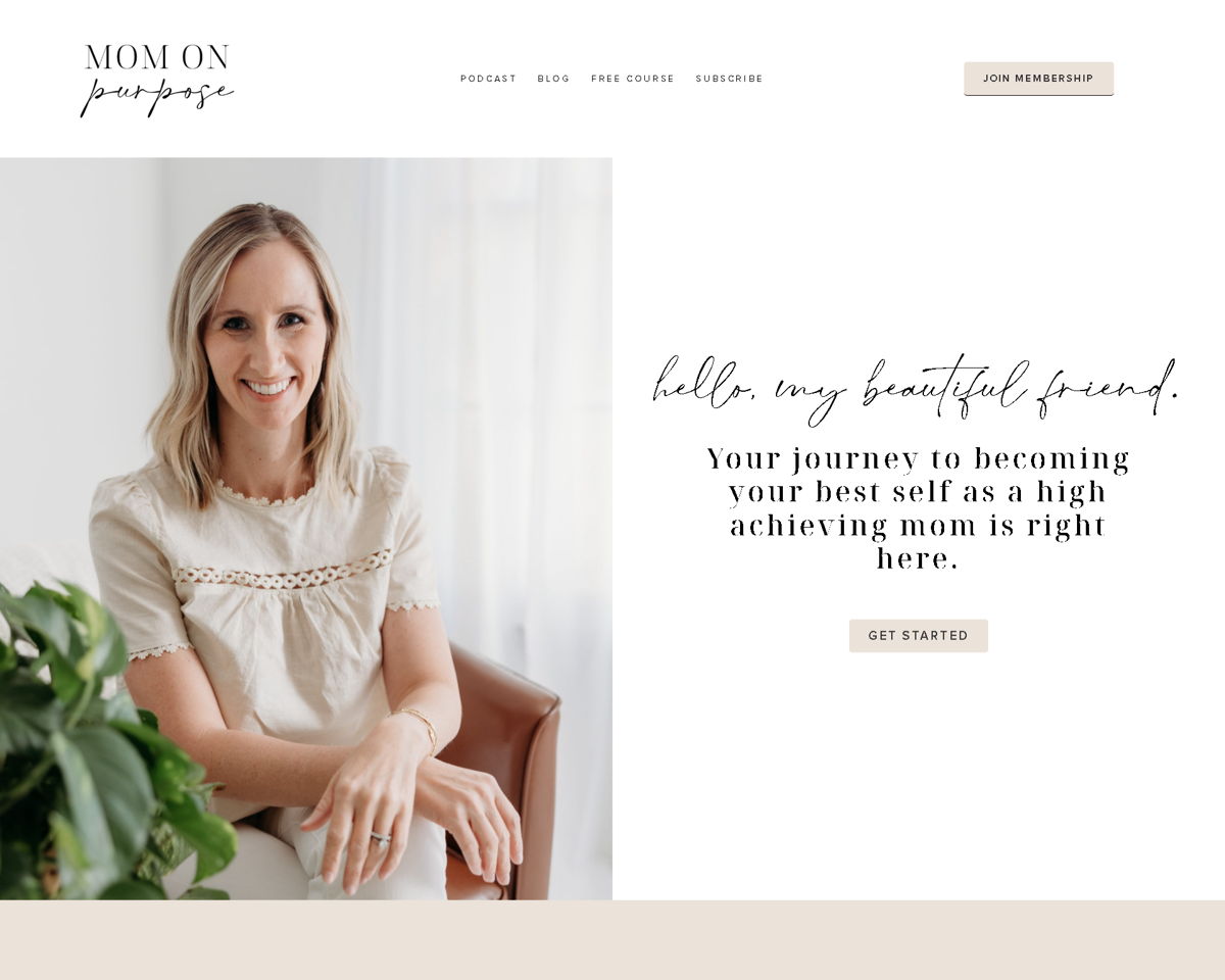 Screenshot of Natalie Bacon, from the white websites collection.