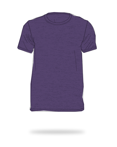 heather purple 100% cotton round neck shirts sj clothing manila philippines