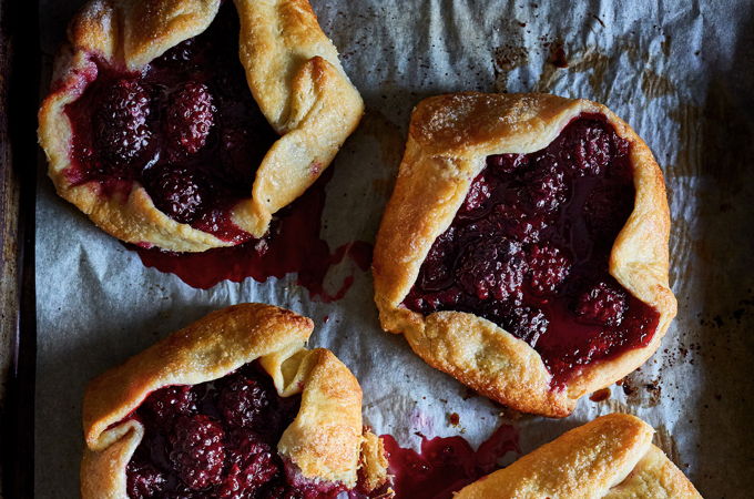 Tartelettes rustiques aux mûres