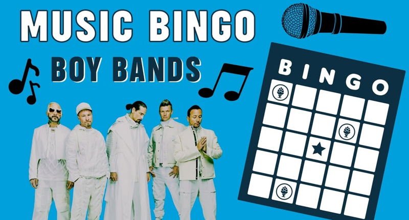 Boy Bands Music Bingo at Craft Putt!