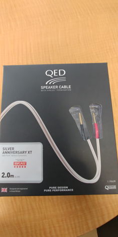 QED Silver Anniversary XT 2m pair, bananas