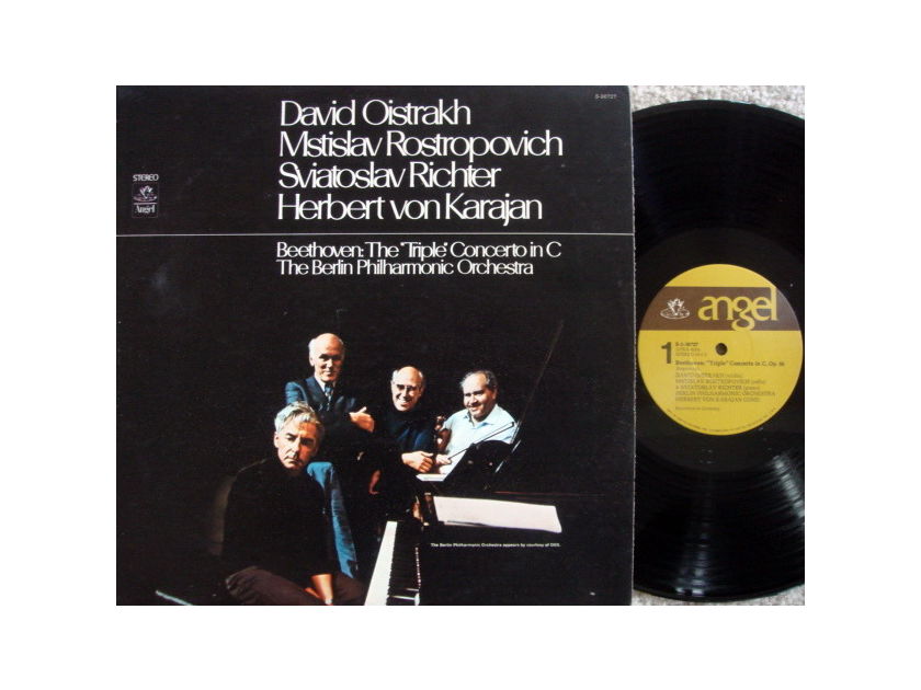 EMI Angel / OISTRAKH-ROSTROPOVICH-RICHTER, - Beethoven Triple Concerto, NM!