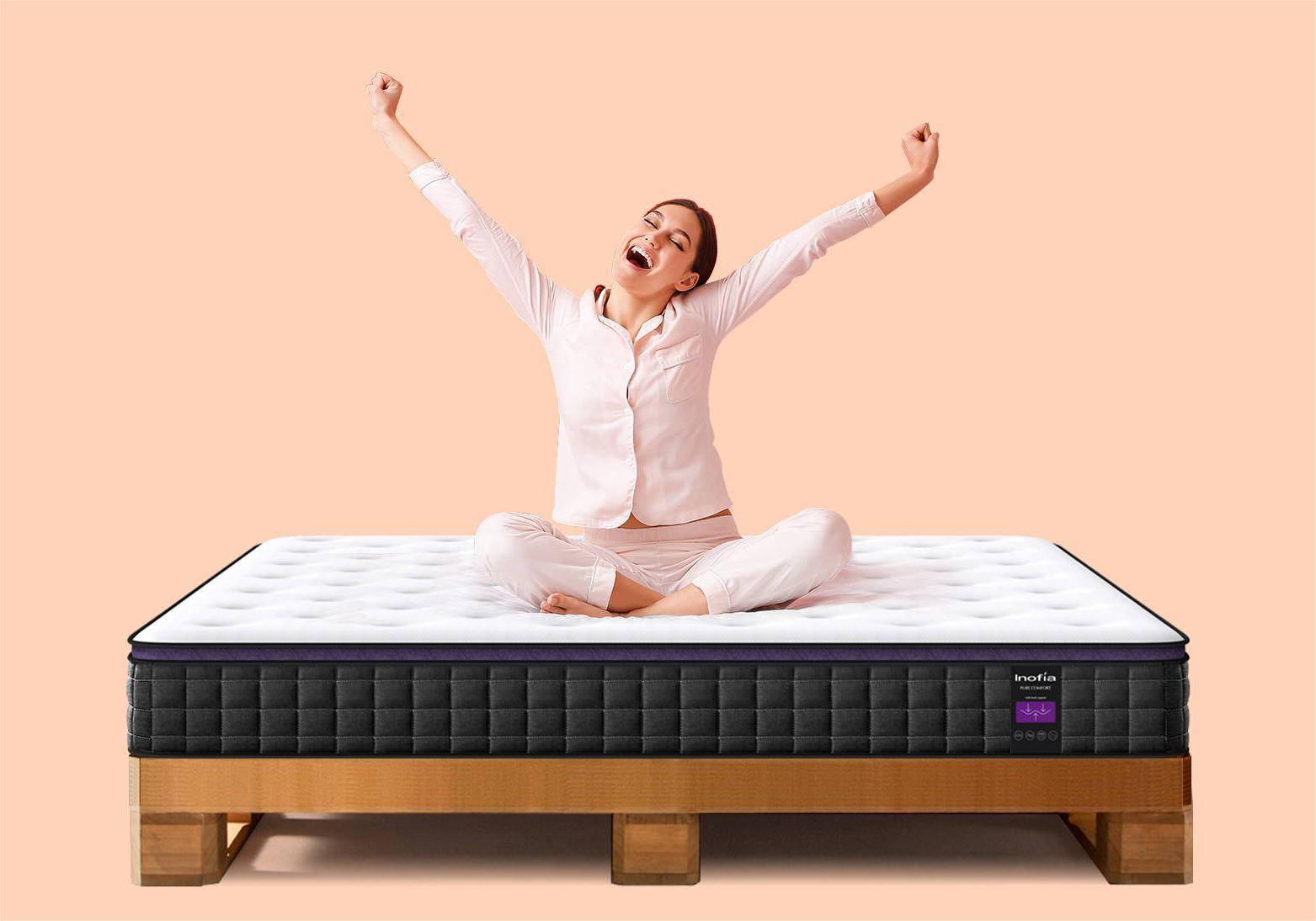 Luxury Motion Isolation Mattress Best Inofia Memory Foam Mattress UK