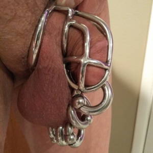 Curved Ring Chastity Cage