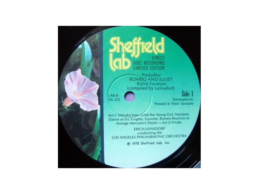 ★Audiophile★ Sheffield Lab / LEINSDORF, - Prokofiev Romeo & Juliet, MINT!