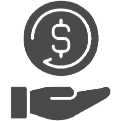 Symbol  60 Tage Geld-zurück-Garantie