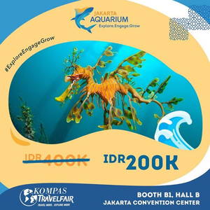 Jakarta Aquarium: Promo 50% Diskon Tiket Masuk di Kompas Travel Fair! sampai 09/22/2019