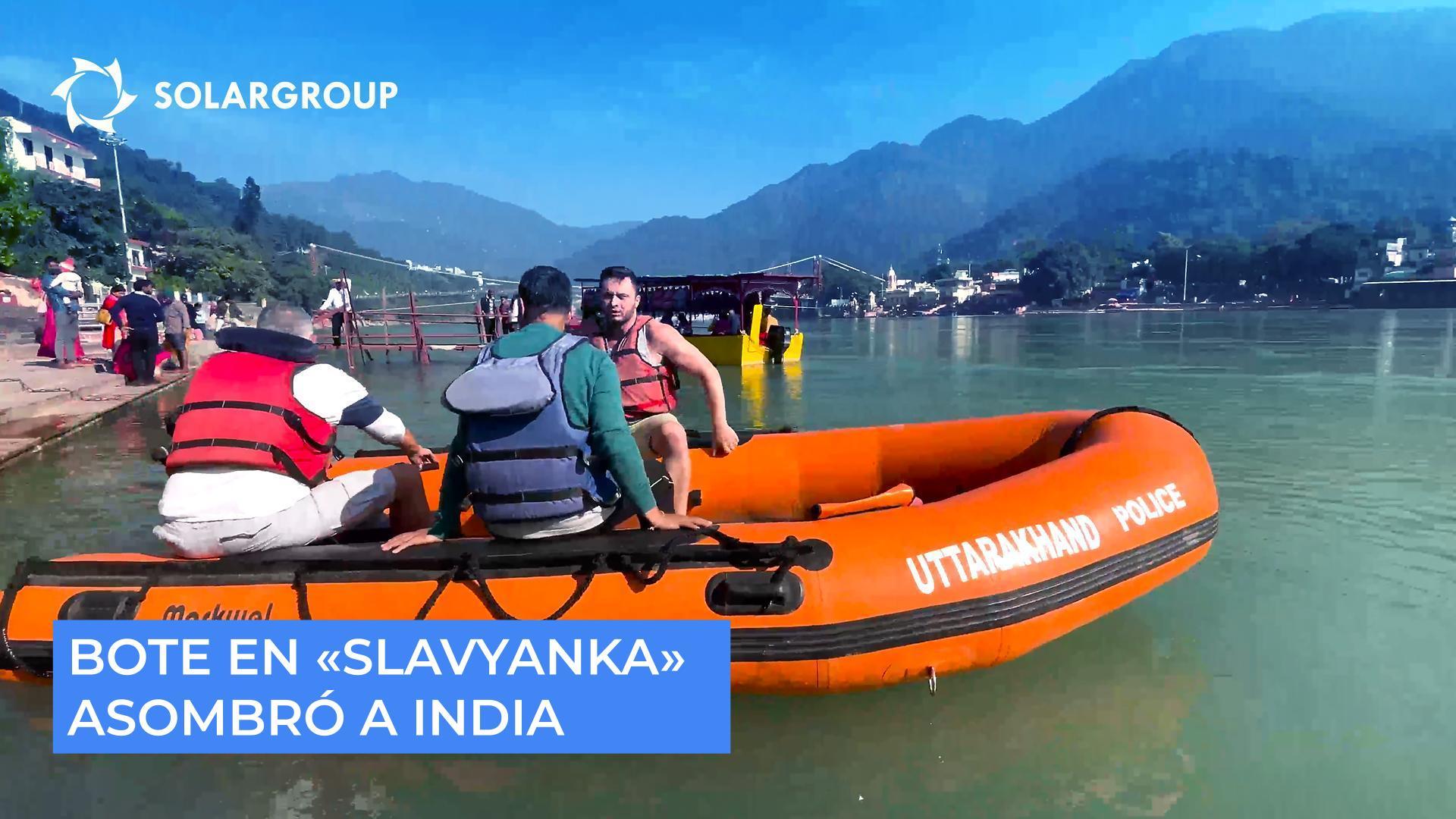 Qué sorprendió en el motor para botes en "Slavyanka" a los empresarios de la India