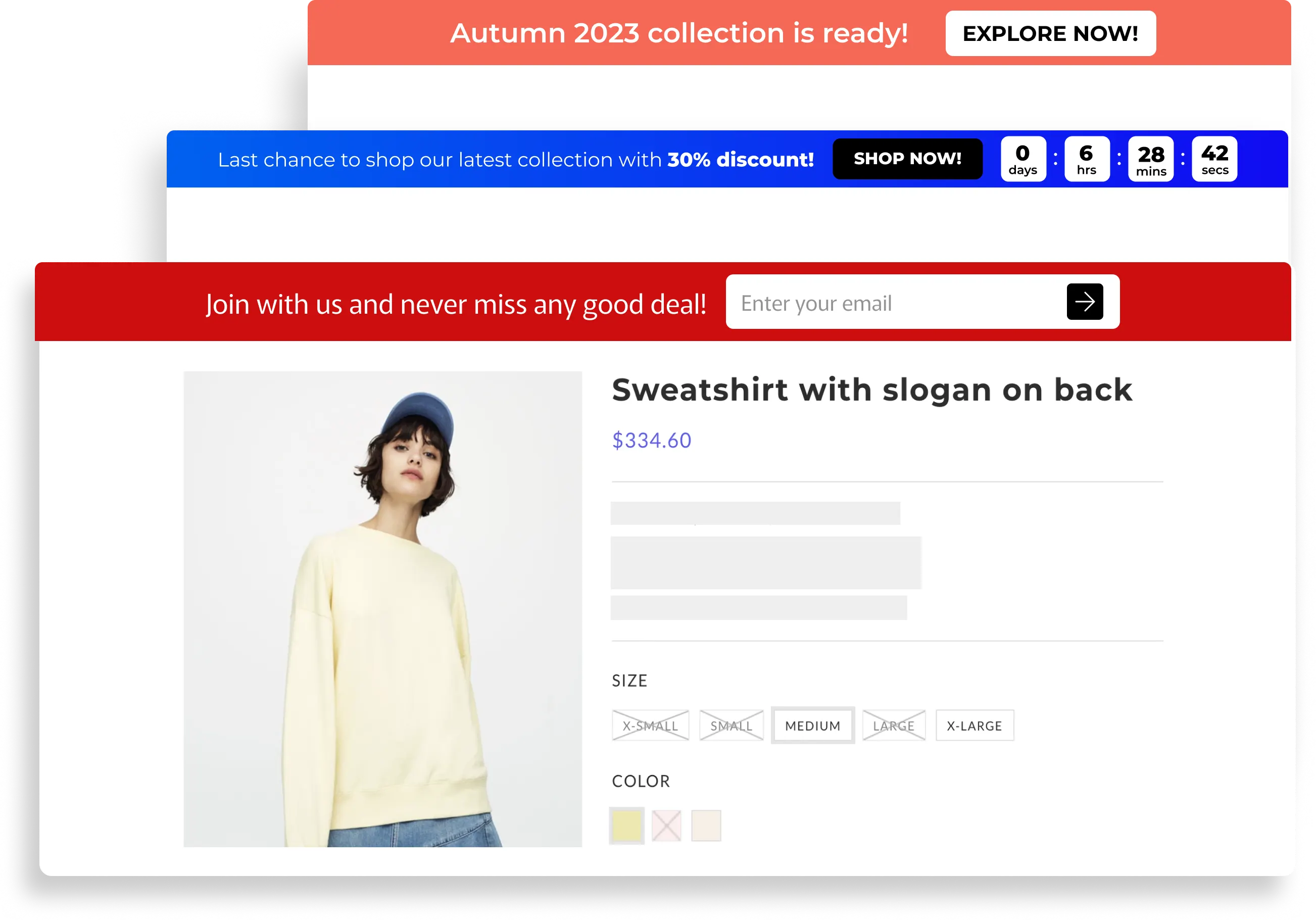promotion bar for shopify 