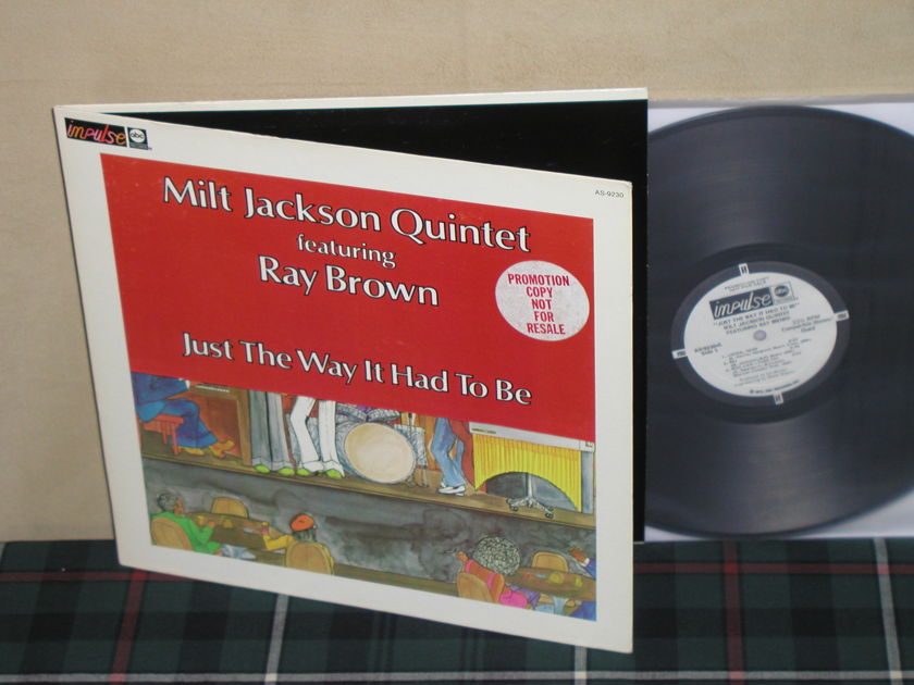 Milt Jackson/Ray Brown - The Way It Had To Be  Impulse WL Promo AS-9230