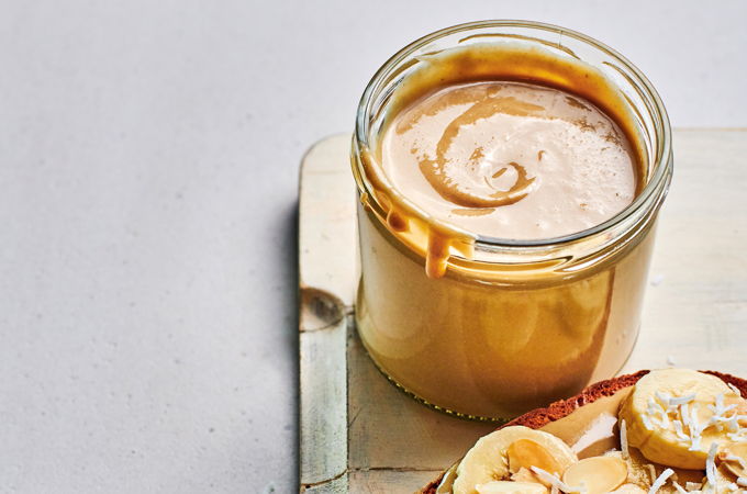 Beurre d’amandes et de tournesol à l’érable