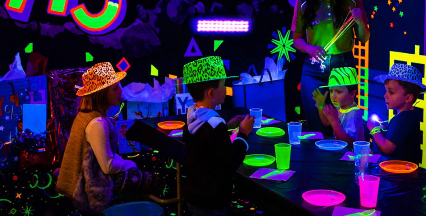 black light party