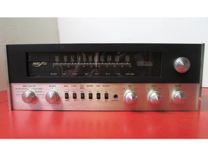 McIntosh MAC-1700  MAC 1700 Receiver - Los Angeles / Local Pick up Only