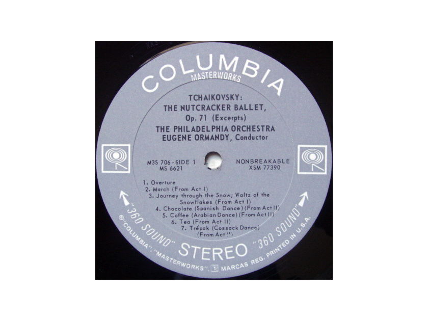 Columbia 2-EYE / EUGENE ORMANDY, - Tchaikovsky Nutcracker Suite, NM!