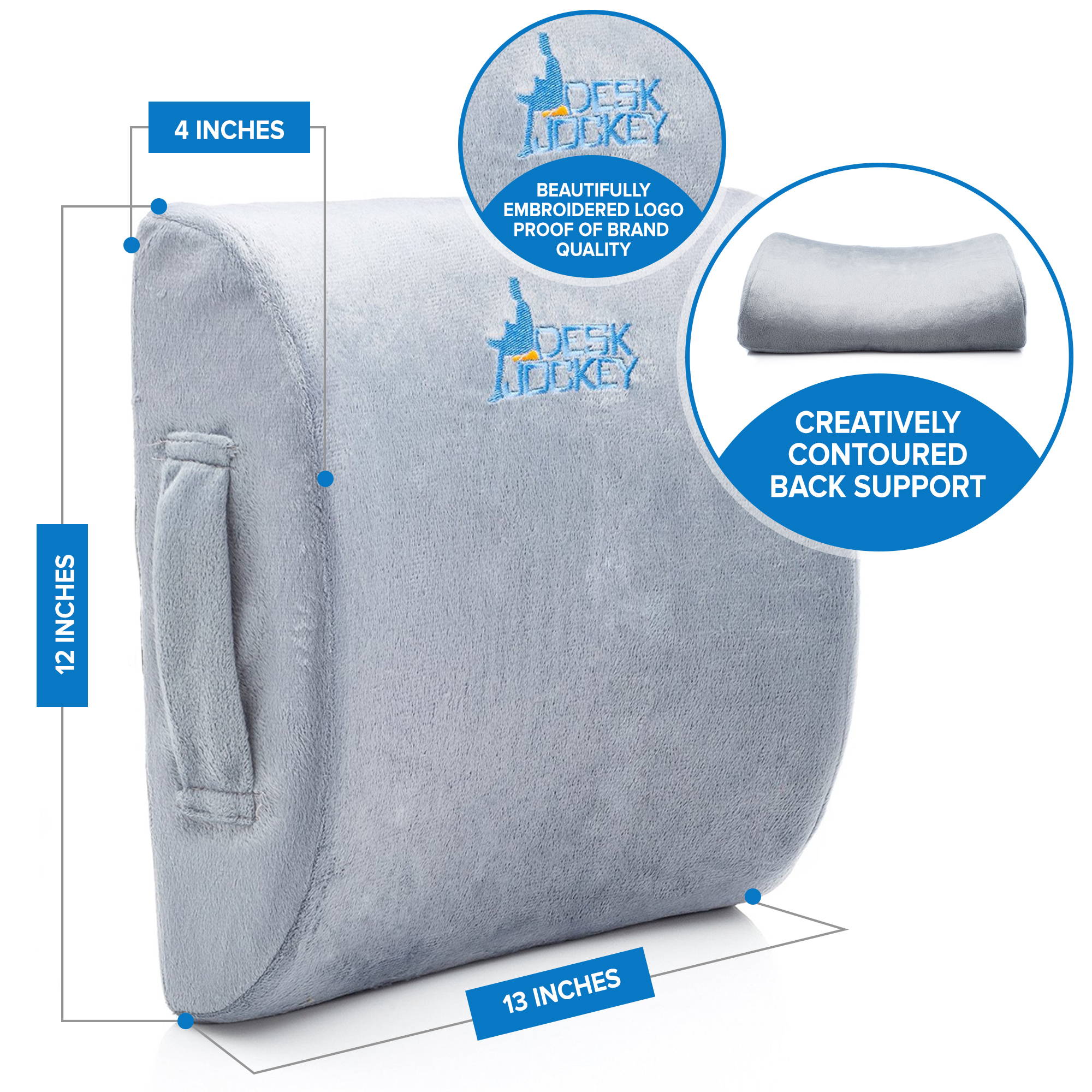 Premium Therapeutic Grade Extra Large Seat Cushion – Desk Jockey LLC