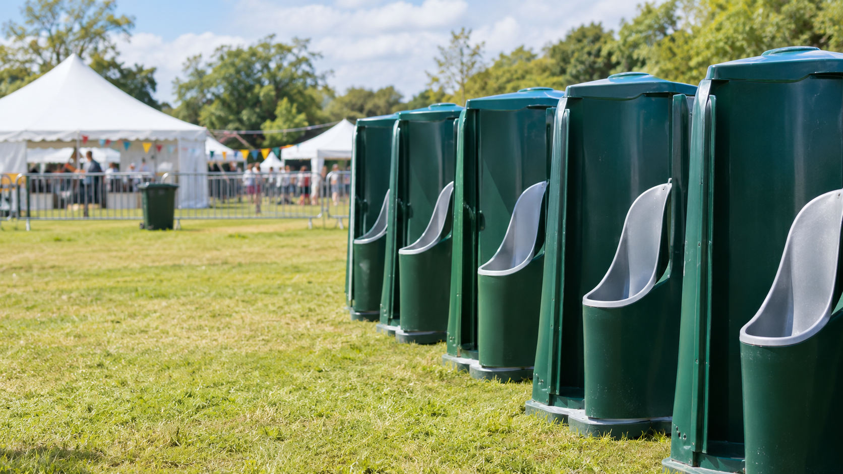 Portable Urinal Hire for Men at Outdoor Events