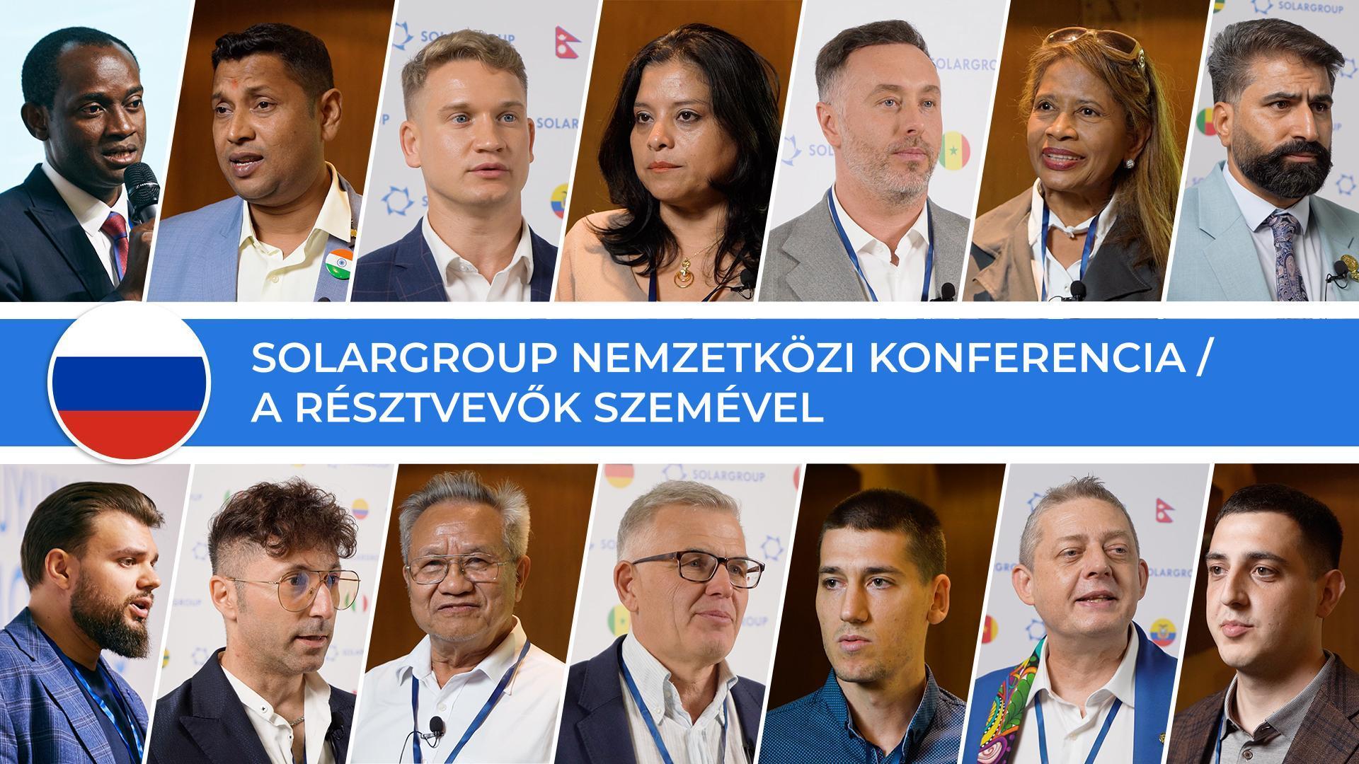 Tudosítás a SOLARGROUP Nemzetközi konferenciáról