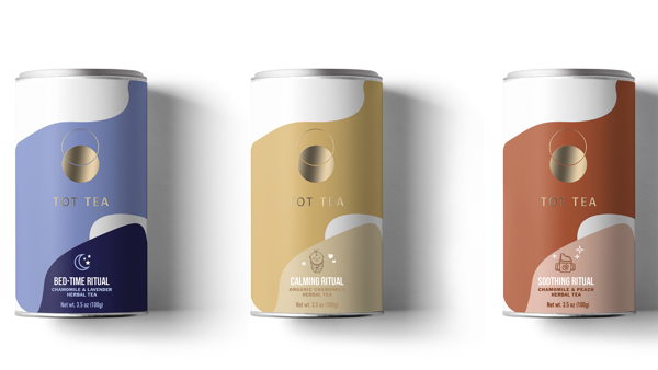 Tea Tin Packaging for Tot Tea